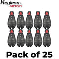 25 x 2008-2013 Chrysler Dodge / 4-Button Fobik Key / M3N5WY783X (AFTERMARKET) (Bundle of 25)