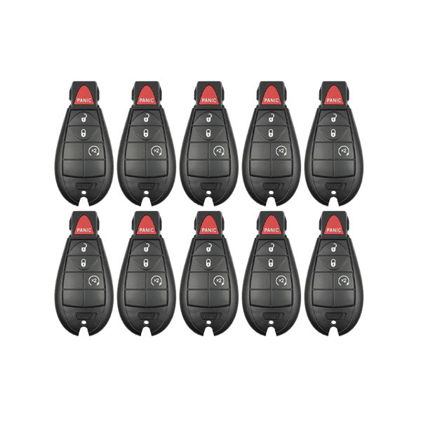 25 x 2008-2013 Chrysler Dodge / 4-Button Fobik Key / M3N5WY783X (AFTERMARKET) (Bundle of 25)