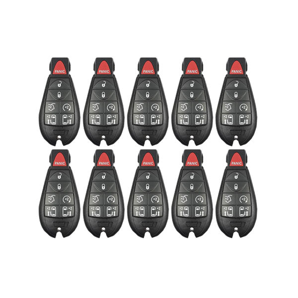25 x 2008-2018 Chrysler Dodge VW / 7-Button Fobik Key / M3N5WY783X / 433 MHz (AFTERMARKET) (Bundle of 25)