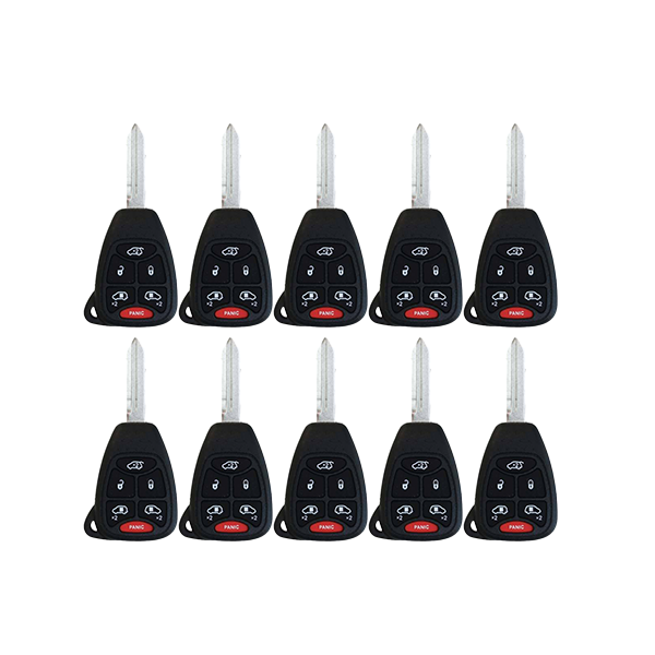 10 x 2004-2007 Dodge Chrysler / 6-Button Remote Head Key / M3N5WY72XX (AFTERMARKET) (BUNDLE OF 10)