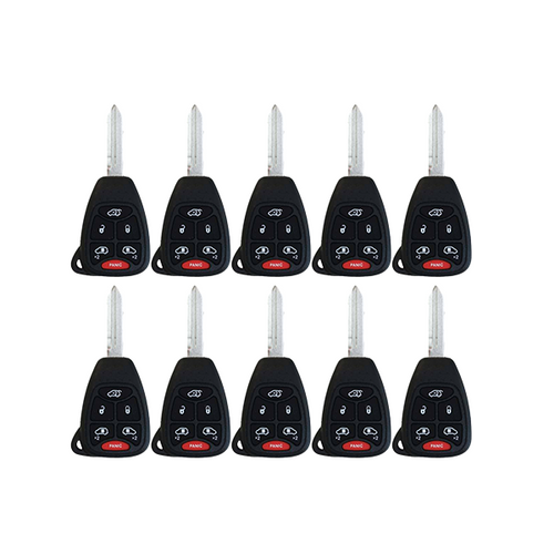 10 x 2004-2007 Dodge Chrysler / 6-Button Remote Head Key / M3N5WY72XX (AFTERMARKET) (BUNDLE OF 10)