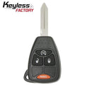 2007-2018 Jeep Dodge Chrysler / 4-Button Remote Head Key / OHT692713AA (AFTERMARKET)
