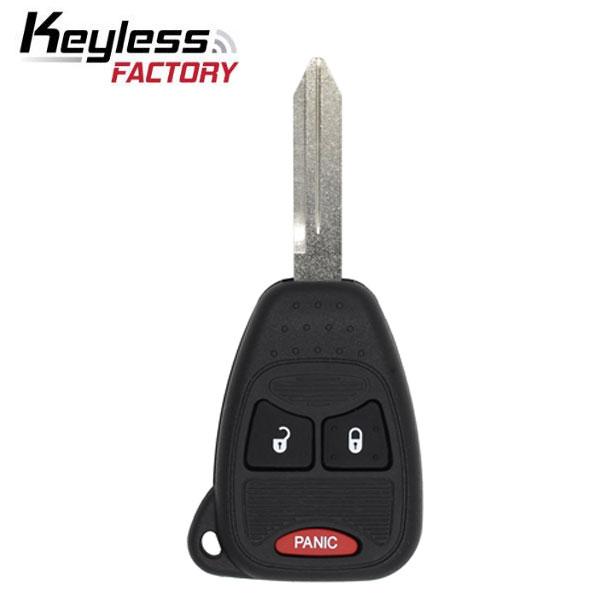2004-2017 Chrysler Dodge Jeep / 3-Button Remote Head Key / OHT692427AA (AFTERMARKET)