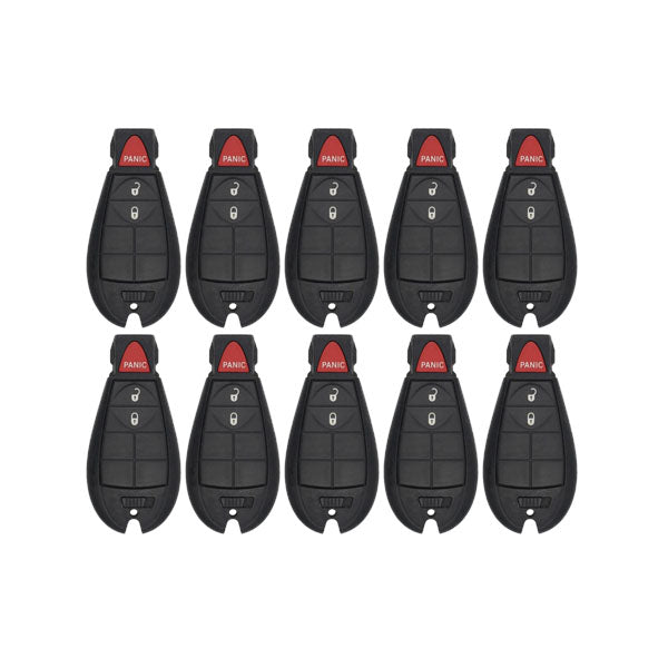 25 x 2013-2019 Dodge RAM / 3-Button Fobik Key / GQ4-53T (AFTERMARKET) (Bundle of 25)
