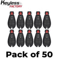 50 x 2013-2019 Dodge RAM / 3-Button Fobik Key / GQ4-53T (AFTERMARKET) (Bundle of 50)