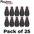 25 x 2013-2019 Dodge RAM / 3-Button Fobik Key / GQ4-53T (AFTERMARKET) (Bundle of 25)