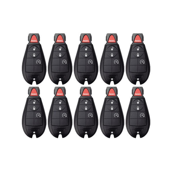 25 x 2013-2020 Dodge RAM / 4-Button Fobik Key / GQ4-53T (AFTERMARKET) (Bundle of 25)