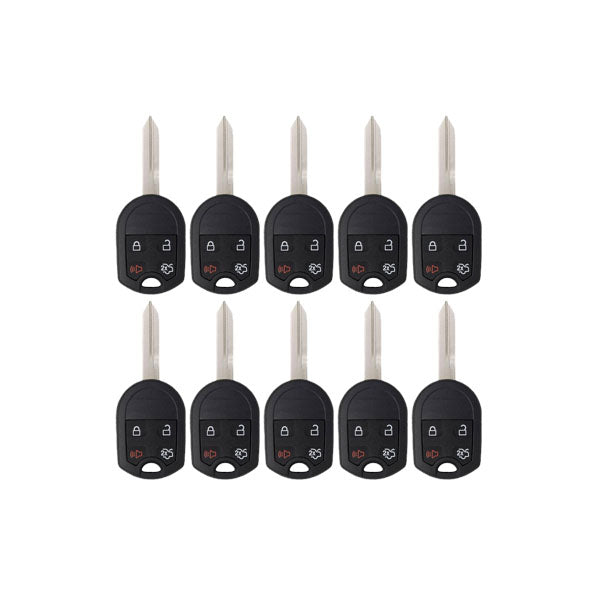 50 x 2000-2017 Ford Lincoln Mercury  / 4-Button Remote Head Key / OUC6000022 / (AFTERMARKET) (Bundle of 50)