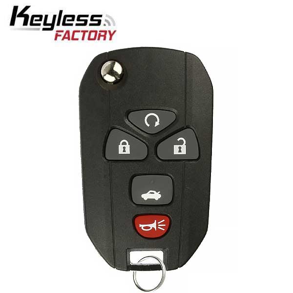 2004-2012 GM / 5-Button Flip Key / PN: 3521A-T04A / KOBGT04A (AFTERMARKET)