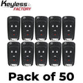 50 x  2010-2019 GM / 4-Button Flip Key / OHT01060512 (46 Chip)  (AFTERMARKET) (Bundle of 50)