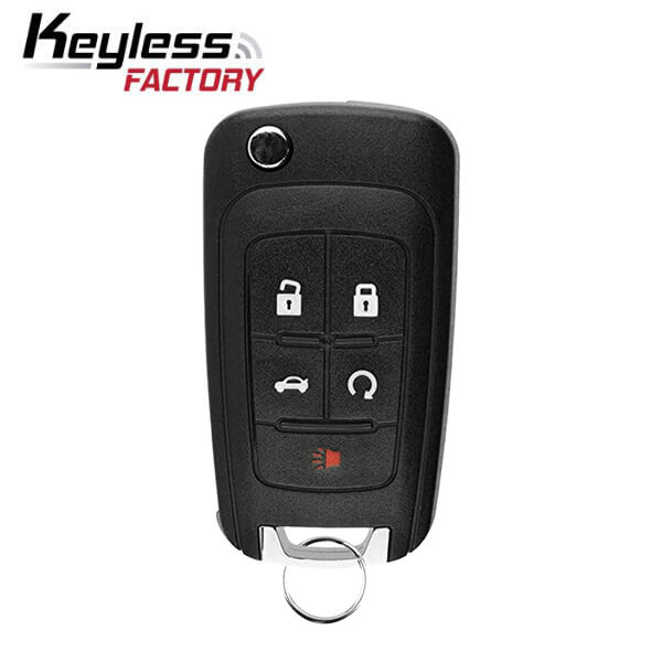 2010-2020 GM / 5-Button Flip Key / OHT01060512 (AFTERMARKET)