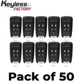 50 x 2010-2020 GM / 5-Button Flip Key / OHT01060512 (AFTERMARKET) (Bundle of 50)