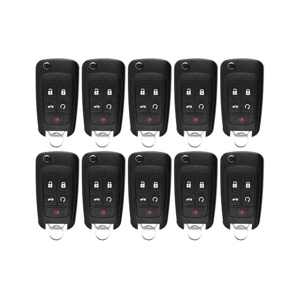 50 x 2010-2020 GM / 5-Button Flip Key / OHT01060512 (AFTERMARKET) (Bundle of 50)