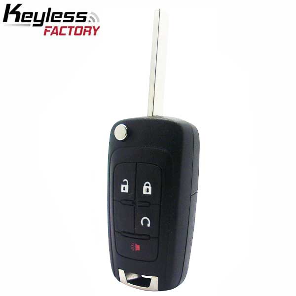 2010-2019 GM / 4-Button Flip Key / PN: 20873622 / OHT01060512 (AFTERMARKET)