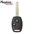 2007-2015 Honda / 3-Button Remote Head Key / MLBHLIK-1T (AFTERMARKET)