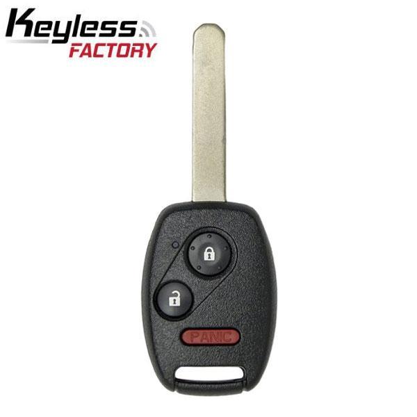 2007-2015 Honda / 3-Button Remote Head Key / MLBHLIK-1T (AFTERMARKET)