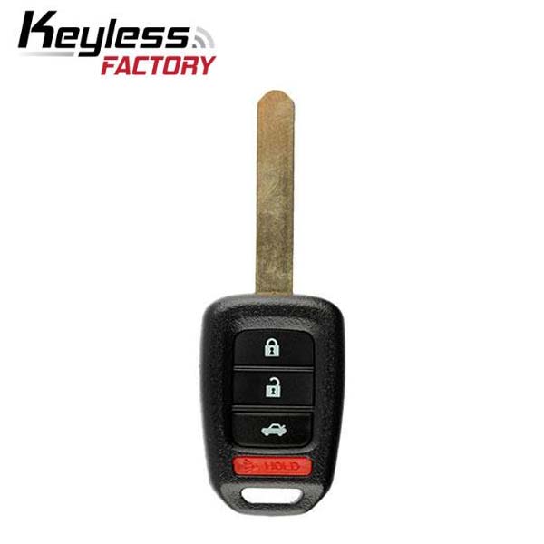 2013-2015 Honda Accord / Civic / 4-Button Remote Head Key / MLBHLIK6-1T (G-Chip) (AFTERMARKET)