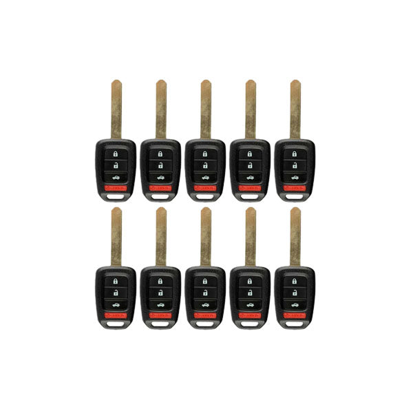 50 x 2013-2015 Honda Accord / Civic / 4-Button Remote Head Key / MLBHLIK6-1T (G-Chip) (AFTERMARKET) (Bundle of 50)
