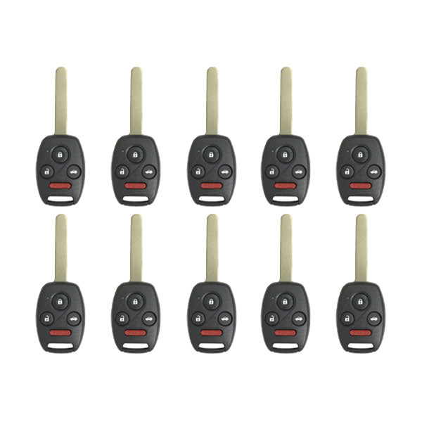 50 x 2006-2013 Acura / Honda Civic / 4-Button Remote Head Key / N5F-S0084A (AFTERMARKET) (Bundle of 50)