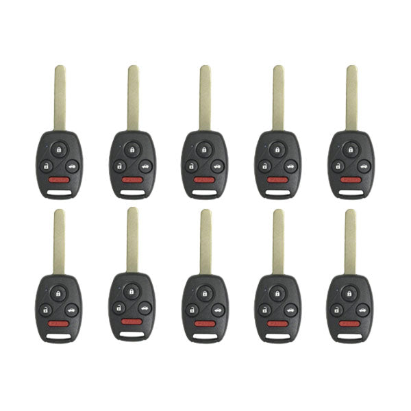50 x 2008-2014 Honda Acura / 4-Button Remote Head Key / MLBHLIK-1T / (AFTERMARKET) (Bundle of 50)