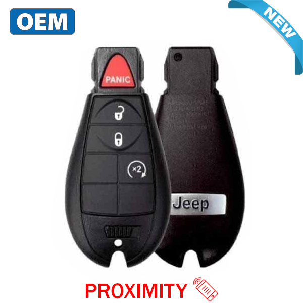 2011-2013 Jeep Grand Cherokee / 4-Button Fobik Key / PN: 56046736AA / IYZ-C01C / Keyless Go Fobik (OEM)
