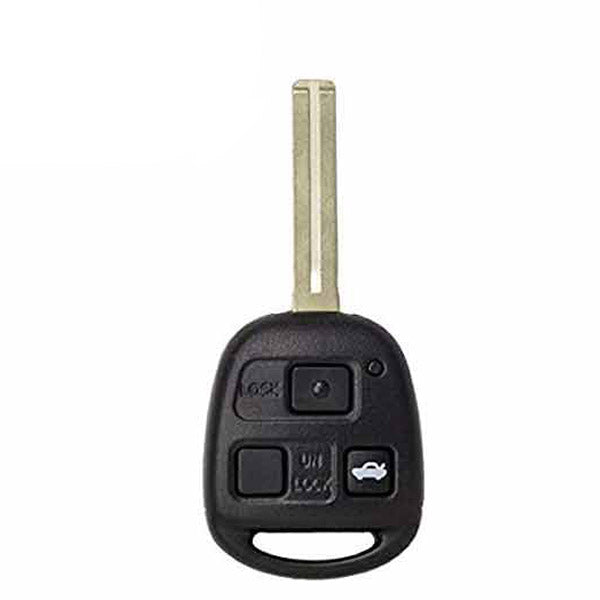 1998-2005 Lexus  / 3-Button Remote Head Key / PN: 89070-50170 / HYQ1512V / 4C Chip / Short Blade (AFTERMARKET)