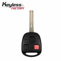 2003-2008 Lexus / 3-Button Remote Head Key / PN: 89070-60801 / HYQ1512V / 4D68 Chip / Short Blade (AFTERMARKET)