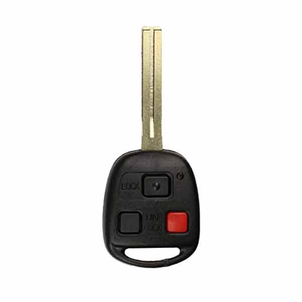 1998-2005 Lexus / 3-Button Remote Head Key / HYQ1512V /  4C Chip / Long Blade (AFTERMARKET)