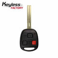 1998-2005 Lexus / 3-Button Remote Head Key / HYQ1512V /  4C Chip / Long Blade (AFTERMARKET)