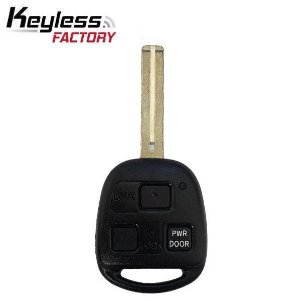 Lexus 2004-2009 / 3-Button Remote Head Key / PN: 89070-48821 / HYQ12BBT / (AFTERMARKET)