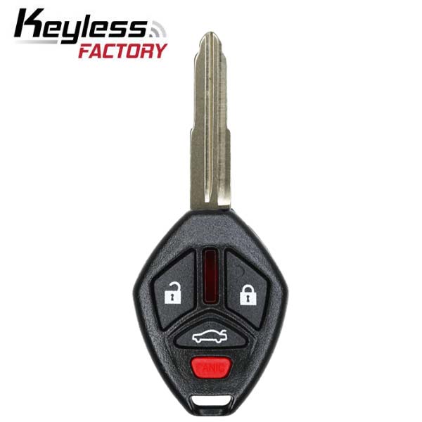 2007-2012 Mitsubishi / 4-Button Remote Head Key / OUCG8D-620M-A (AFTERMARKET)