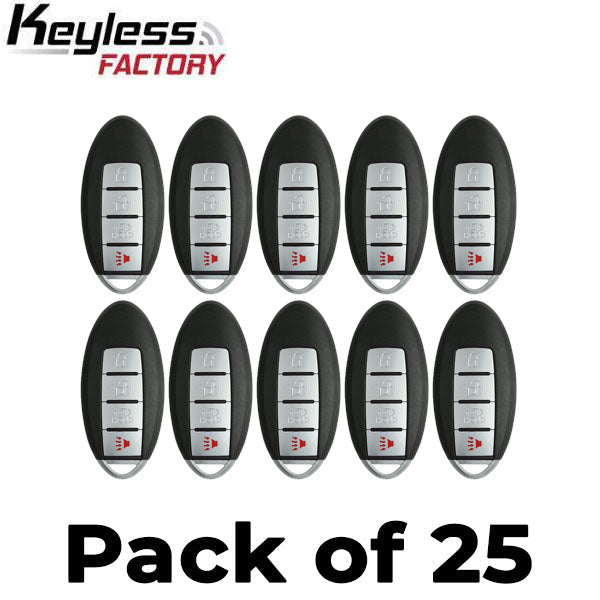 25 x 2013-2016 Nissan / Infiniti / 4-Button Smart Key / KR5S180144014 / IC 014 (AFTERMARKET) (Bundle of 25)