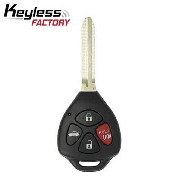 2007-2010 Toyota Camry Corolla / 4-Button Remote Head Key / PN: 89070-06231 / HYQ12BBY (4D67 Chip) (AFTERMARKET)