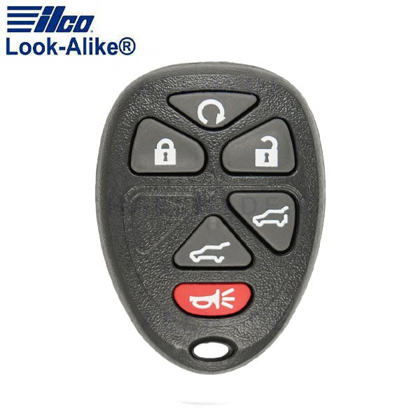 Ilco - 2007-2014 GM - GM-RKE-6B1 - 6-Button Keyless Entry Remote SHELL (AFTERMARKET)