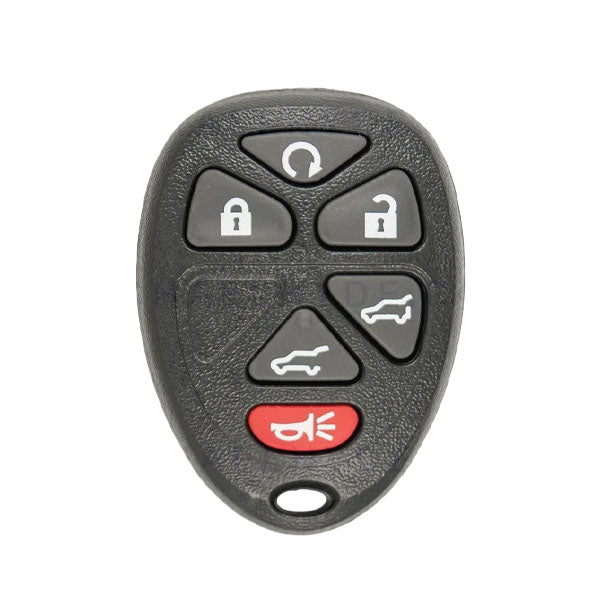 Ilco - 2007-2014 GM - GM-RKE-6B1 - 6-Button Keyless Entry Remote SHELL (AFTERMARKET)