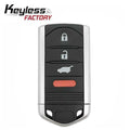 2013-2015 Acura RDX / 4-Button Smart Key / PN: 72147-TX4-A01 / KR5434760 (AFTERMARKET)