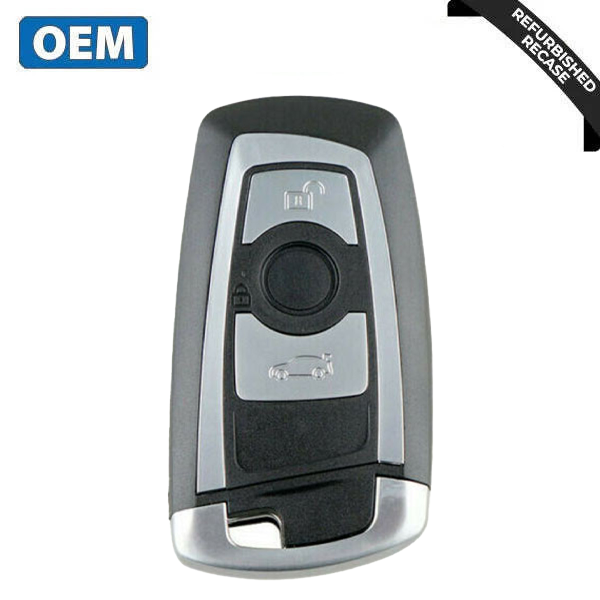 2009-2014 BMW 3 5 7 Series / 3-Button Smart Key / PN: 9254891-03 / YGOHUF5662 (OEM Recase)