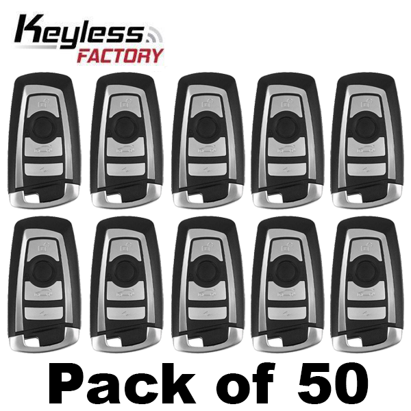 50 x 2009-2014 BMW 3 / 5 / 7 Series / 4-Button Smart Key / CAS 4+ / FEM / EWS5 / 315 MHz (AFTERMARKET) (Bundle of 50)