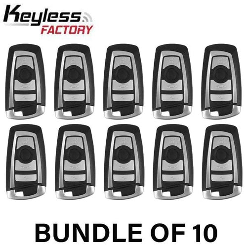 10 x 2009-2014 BMW 3 / 4 / 5 Series / 4-Button Smart Key / CAS 4+ / FEM / EWS5 / 315 MHz (AFTERMARKET) (BUNDLE OF 10)