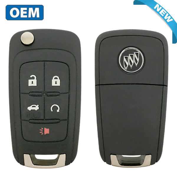 2010-2019 Buick Chevrolet GMC / 5-Button Remote Flip Key / PN: 13585206 / P4O9MK74946931 (OEM) (Proximity)