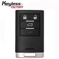 2008-2015 Cadillac CTS DTS STS / 4-Button Smart Key / PN: 25946298 / M3N5WY7777A (AFTERMARKET)