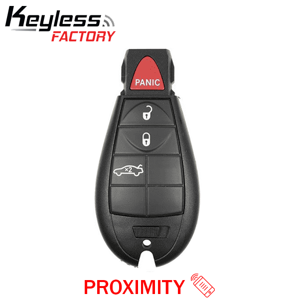 2008-2014 Chrysler Dodge / 4-Button Fobik Key / PN: 05026886AI / IYZ-C01C / Keyless Go Fobik (AFTERMARKET)