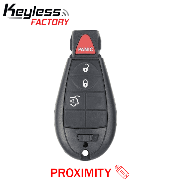 2009-2013 Dodge Durango Jeep Grand Cherokee / 4-Button Fobik Key / PN: 56046734AH / IYZ-C01C / Keyless Go Fobik (AFTERMA
