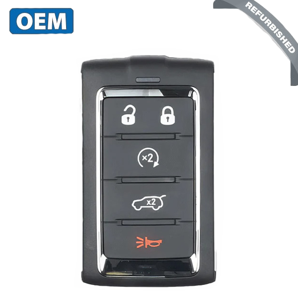 2024 Jeep Cherokee / 5-Buttons Smart Key / PN: 68577124AB / 2BAHD-KFW1 (OEM Refurb)