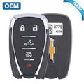 2016-2021 Chevrolet Camaro / 5-Button Smart Key / PN: 13529654 / HYQ4EA / w/ Drop Top (OEM)