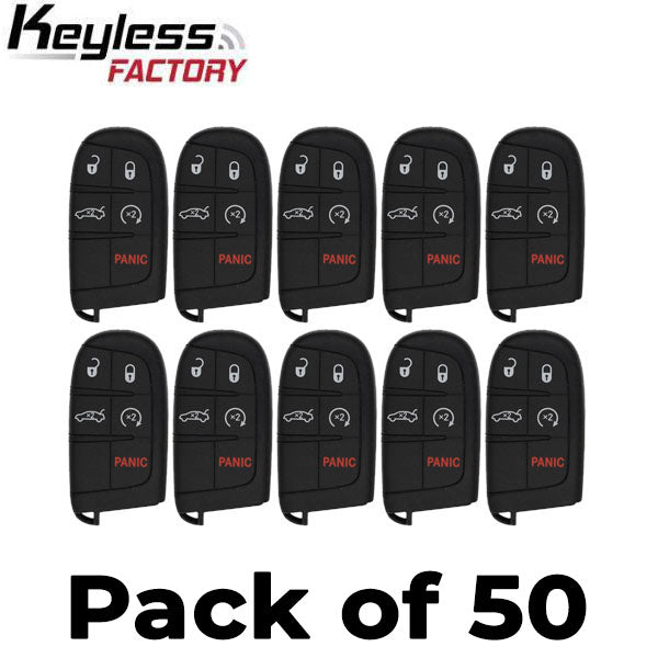 50 x 2011-2023 Dodge Chrysler / 5-Button Smart Key / M3N-40821302 (AFTERMARKET) (Bundle of 50)