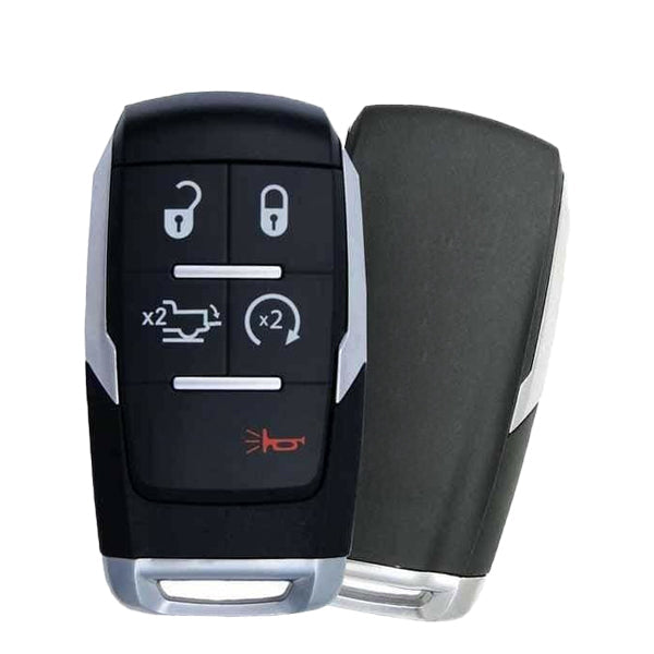 2019-2021 Dodge Ram Pickup HD 2500-5500 / 5-Button Smart Key / PN: 68374994AB 68538050AA 68475385AA / GQ4-76T (OEM Recas