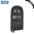 2013-2018 Dodge Ram / 5-Button Smart Key / PN: 68159657AG / GQ4-54T (OEM Recase)
