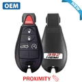 2009-2014 Dodge Challenger HEMI / 5-Button Fobik Key / PN: 56046668AD / IYZ-C01C / Keyless Go Fobik (OEM)