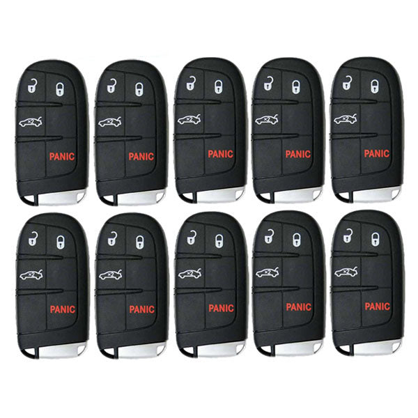 50 x 2015-2021 Dodge Chrysler / 4-Button Smart Key / PN: 68394196AA / M3M-40821302 M3N-40821302 (AFTERMARKET) (Bundle of